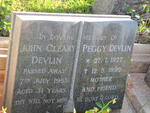 DEVLIN John Cleary -1955 & Peggy 1927-1992