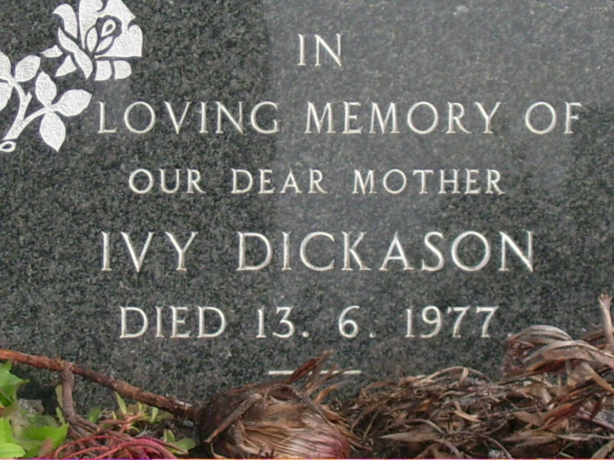 DICKASON Ivy -1977