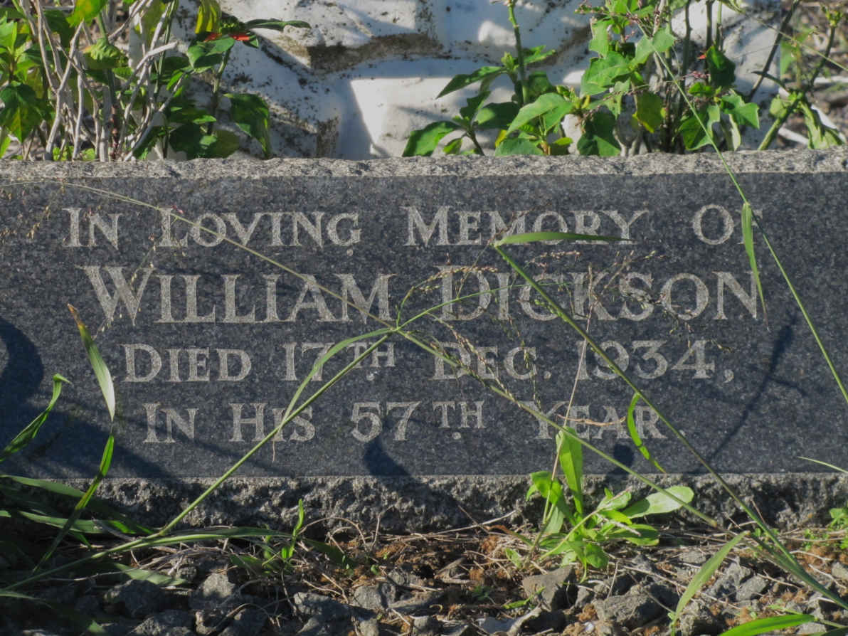 DICKSON William -1934