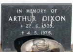 DIXON Arthur 1909-1975