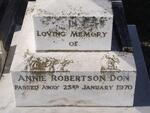 DON Annie Robertson -1970