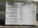 DUNCAN Richard R.L. -1948