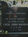 JULYAN Cecil John Rhodes 1921-1978