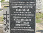 KONING William Johannes, de 1877-1951 & Annie Aletta KLEINHANS 1884-1963