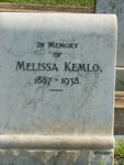 KEMLO Melissa 1887-1938
