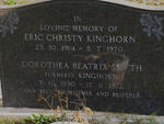 KINGHORN Eric Christy 1914-1970 :: SMYTH Dorothea Beatrix formerly KINGHORN 1890-1972