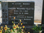 KLETTE Gordon Wreford 1910-1966