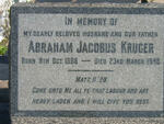 KRUGER Abraham Jacobus 1886-1948