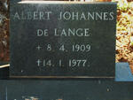 LANGE Alberto Johannes, de 1909-1977