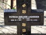 LAGARDIEN Patricia Adelaide nee OH FOND 1951-2010