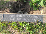 LAWRIE Edith Charlotte 1908-1992