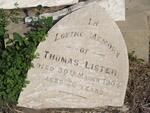 LISTER Thomas -1904