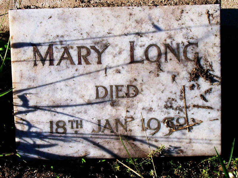 LONG Mary -1938