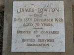 LOWTON James -1926