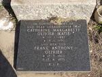 OLIVIER Catherine Margarette 1897-1980 :: OLIVIER Frank Anthony 1923-1979