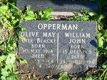OPPERMAN William John 1915-1990 & Olive May BLACK 1914-1984