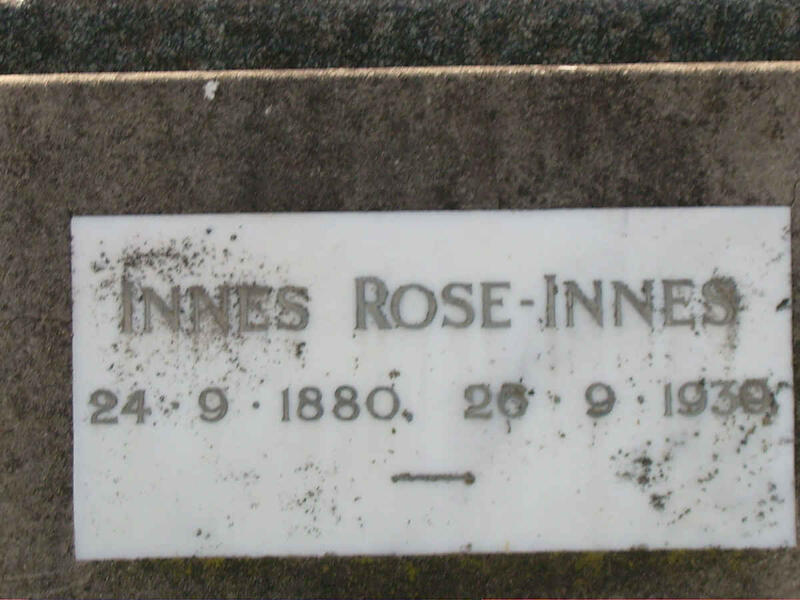 INNES Innes, Rose 1880-1939