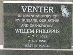 VENTER Willem Philippus 1922-1990