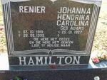HAMILTON Renier 1919-1999 & Johanna Hendrika Carolina ADAMS 1927-