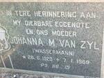 ZYL Johanna M., van geb. WASSERMAN 1920-1969