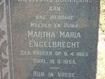 ENGELBRECHT Martha Maria geb. KRUGER 1885-1955