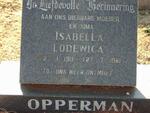 OPPERMAN Isabella Lodewica 1911-1981
