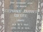 COETZEE Stephanus Johannes 1953-1970
