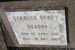 DEACON Charles Henry 1851-1924