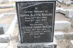BARLOW Leslie George 1914-1942 :: BARLOW Sophia Aletta 1860-1944