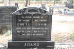 ADAMS George F.C.1883-1950 & Lettie S.M. SWART 1899-1955