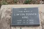 KING Lawton Turner 1890-1976