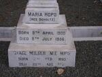 SCHOLTZ Grace Mulder nee HOPS 1895-1977 :: HOPS Maria nee SCHOLTZ 1900-1956
