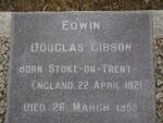 GIBSON Edwin Douglas 1921-1955