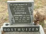 OOSTHUIZEN Dorothea Johanna nee BOTHA 1932-1997