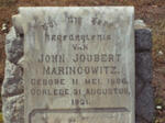MARINKOWITZ John Joubert 1886-1921