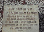 LEUNER F.A. Wilhelm 1875-1958