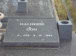 MALHERBE Don 1958-1984