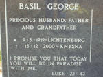 GEORGE Basil 1919-2000