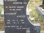 ANGUS Andrew 1944-1991