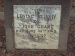 GRANT John -1913
