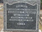 OLINSKY Susanna F. nee FOURIE 1876-1940