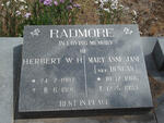 RADMORE Herbert W.H. 1907-1991 & Mary Anne Jane DUNCAN 1906-1983