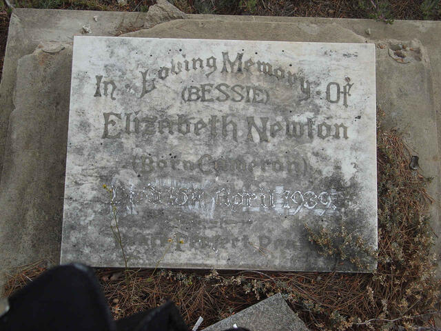 NEWTON Elizabeth nee CAMERON -1939
