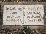 JAGER John, de -1935 & Kathleen -1939