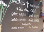 WALT Barend Johannes, van der 1951-2009 & Priscilla 1951-2008