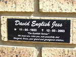 JESS David English 1923-2003
