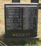 WIGGETT Whylie Walter 1926-1977