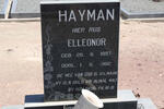 HAYMAN Elleonor 1897-1982