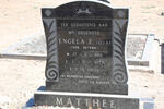 MATTHEE Engela E. nee BOTHMA 1912-1973