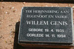 GENIS Willem 1935-1994